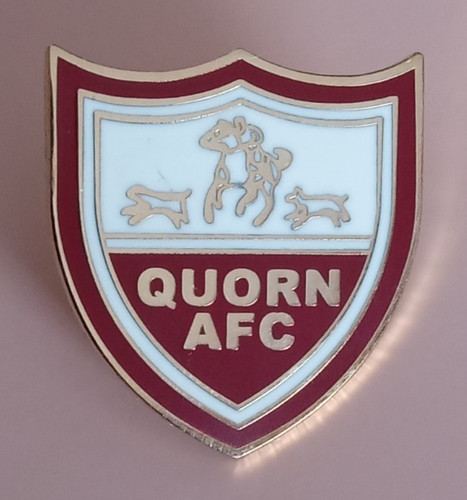 Quorn afc enamel - quorn, football