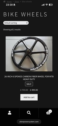 Carbon bike wheel alien - bike,