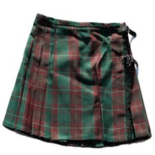 Girls Welsh Tartan Kilt –