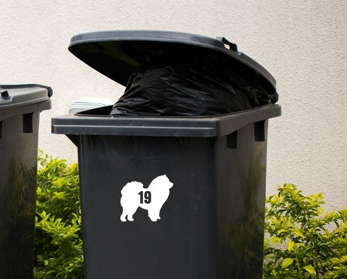Wheelie bin numbers chow - bin,