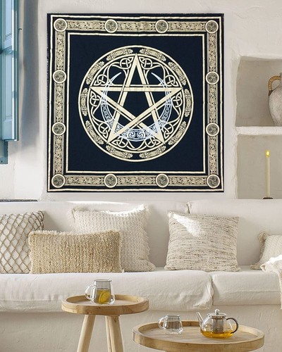 Triquetra pentacle altar - 24",
