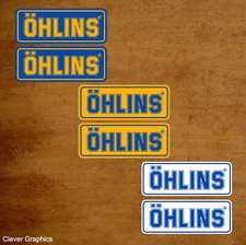 OHLINS Classic STICKERS x6