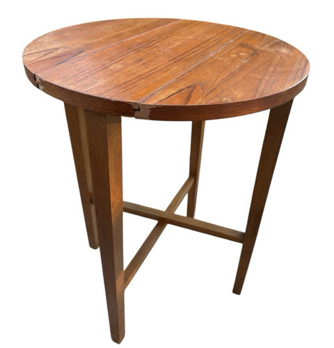 Vintage folding teak - vintage, round