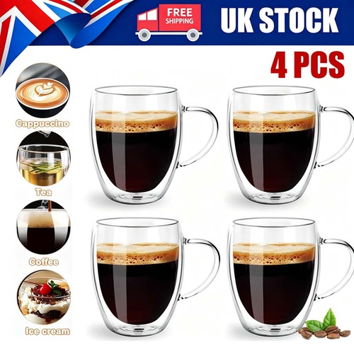 4pcs double wall insulated - double,