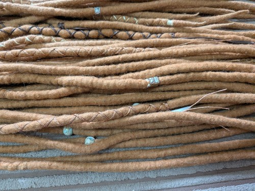 Wool dreadlocks temporary hair - dreadlocks,
