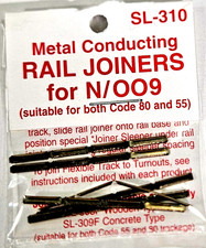 Peco Streamline Metal Conducting Rail Joiners For N /OO9 SL 310 For Code 80 & 55