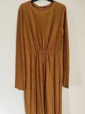 Zara Mustard Midi Dress Size