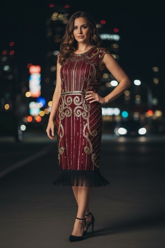 1920s vintage inspired sequin - 1920s,
