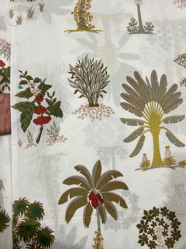 Yard voile cotton fabric - yard,
