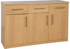 Anderson 3 Dr and 3 Drawer Sideboard - Oak Effect | Modern Storage Cabinet Unit