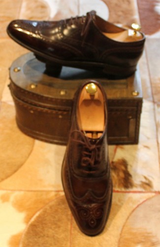 Cheaney brown oxford brogues - brown,