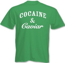 Cocaine & Caviar T-Shirt, Mens Funny Swag Hipster Drake Lil Wayne Rocky