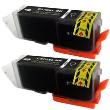 2x PGI570XL Black Compatible Ink Cartridges For Canon MG6850 MG6851 Printer