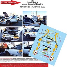 DECALS 1/43 REF 0289 SUBARU