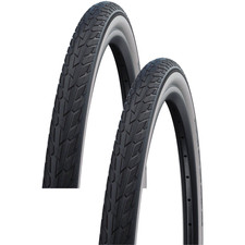 Pack of 2 Schwalbe Road Cruiser Tire 26x1.75 Wire White/Black KGuard Green