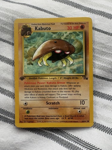 Pokemon tcg wotc kabuto 62 - pokemon,