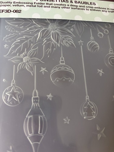 Christmas embossing folder - christmas,