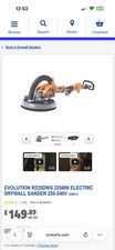EVOLUTION R225DWS 225MM ELECTRIC DRYWALL SANDER