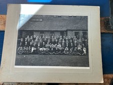 Antique Cheltenham College HOUSE Rowing & TEAM photographs 1920 x 2 blind pupil