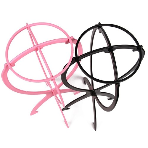 Black wig display stand - wig,