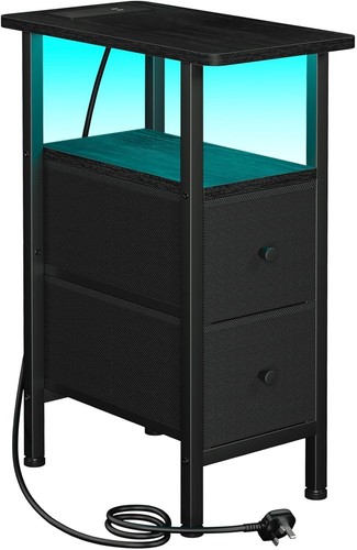 Slim bedside table - table, with