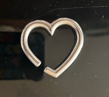 Ear Weight Heart  Shaped - Hoop 5mm Stainless Steel