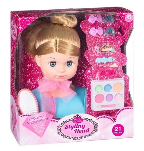 Salon world styling head wiith - world,