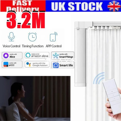 Motorized curtain tracks - curtain,