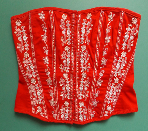 Red sparkly corset size - corset, 10