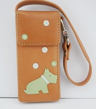Radley Real Tan Leather 2nd Gen Nano Ipod Case and Wrist Strap