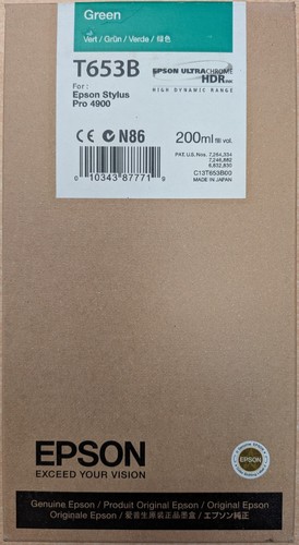 Epson t653b green cartridge - t653b,
