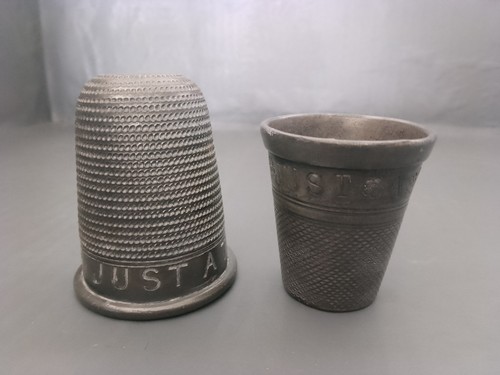 Pair antique pewter - pair,