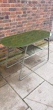 Vintage Retro Green Glass Outdoor Balcony Table