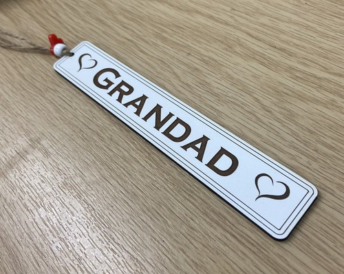 Personalised wooden bookmark - personalised,