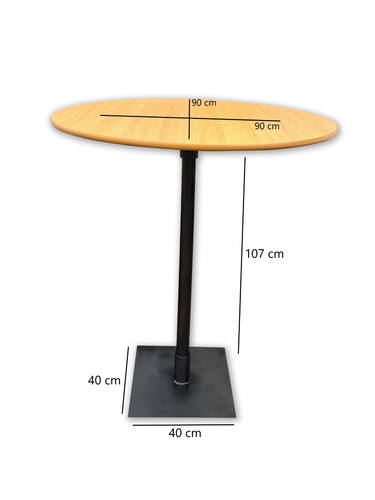 High tall round table - high,