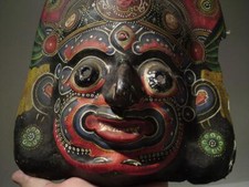 Nepali Papier Mache Mahakala Himalaya Kali Goddess Mask