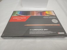 Caran d'Ache Luminance 6901 Portrait Assortment 20 Colour Pencils Set New