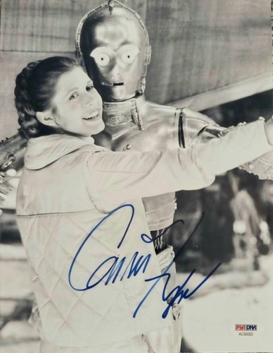 Signed carrie fisher - signed,