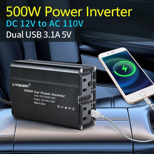 500w car power - dc, 12v