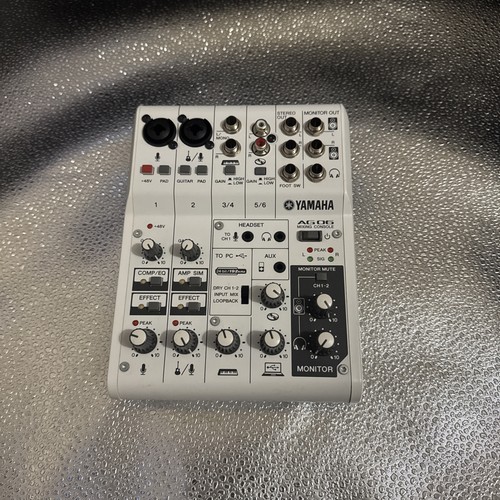 Yamaha ag06 channel - 6-channel, mixing