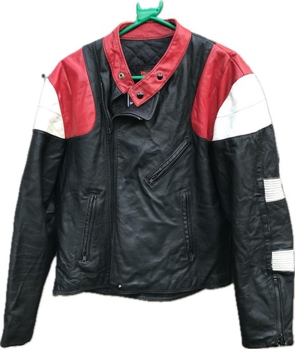 Vintage leather biker jacket - vintage,