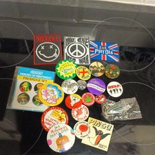 Job Lot Bundle Collection Vintage Pin Badges/Patches Mixed Themes