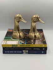 Vintage brass duck - vintage,