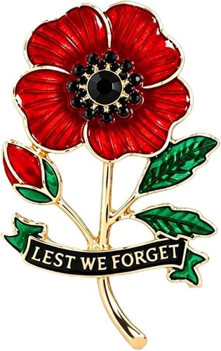 Lest forget poppy pin - poppy,