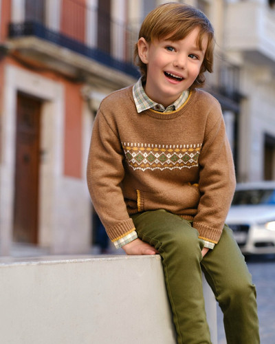 Tutto piccolo twill trousers - tutto,