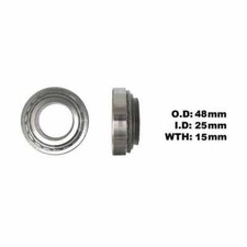 Taper Bearing 25x48x15 Fits