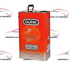 GUNK 5L TIN ENGINE DEGREASANT CLEANER DEGREASER BRUSH ON GRIME REMOVER (6734)
