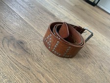 All Saints Rocks Leather Belt - Rare Discontinued