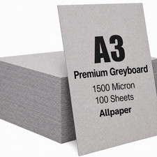 100 X A3 Greyboard 100%