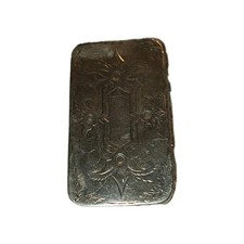 Antique REPOUSSE Silver Match